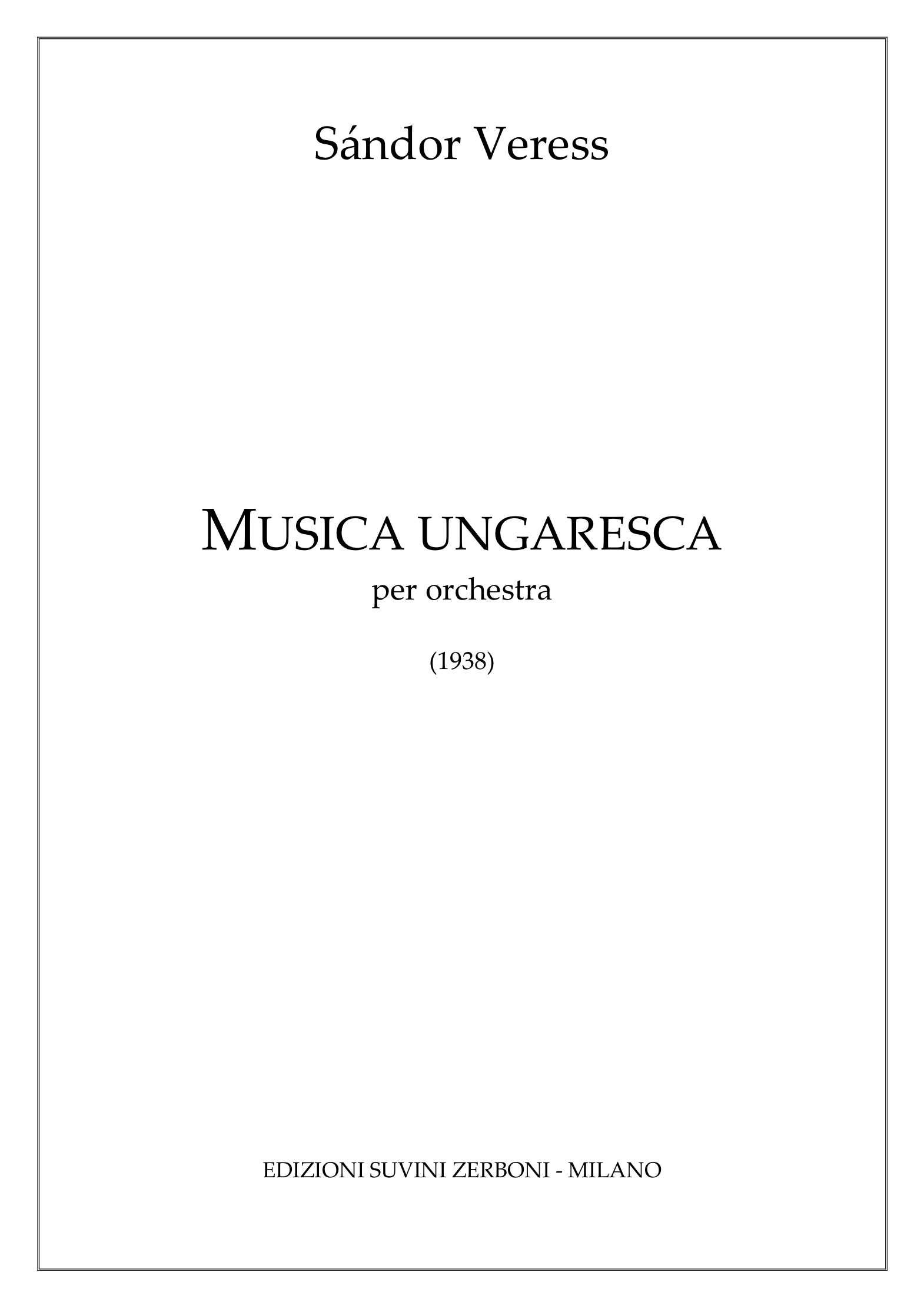 Musica Ungaresca_Veress 1